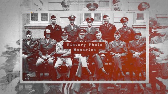 History Photo Memories / Retro Chronicle Slideshow / World War Opener / Significant Events of Past - Download Videohive 25061502