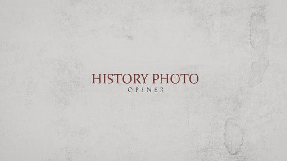 History Photo Opener - Download Videohive 22816397