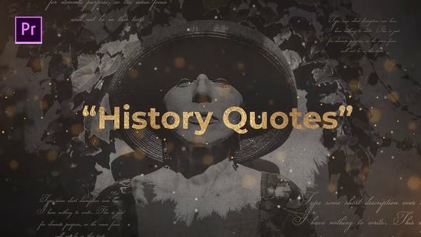 History Quotes - 23490109 Download Videohive