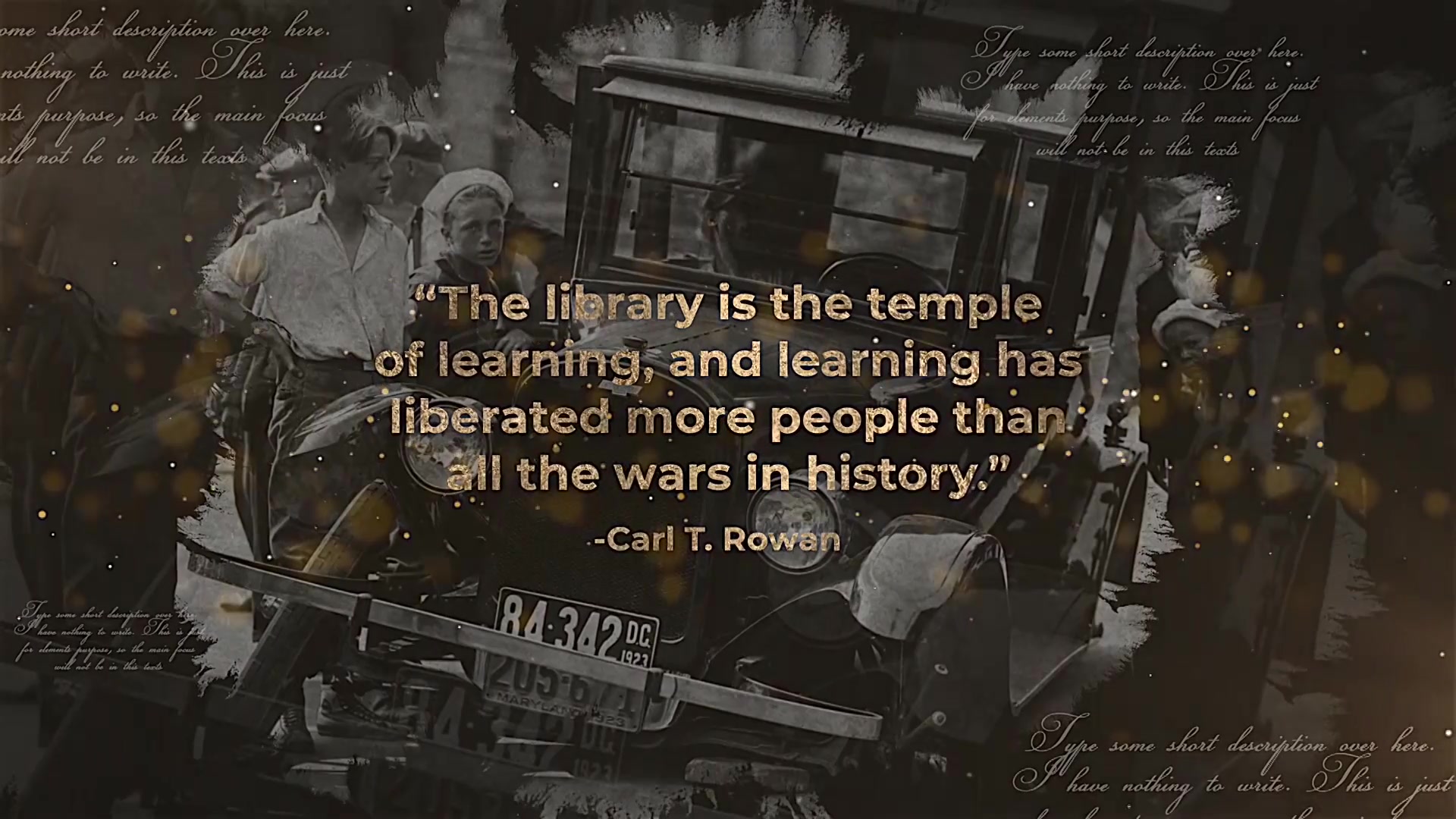 History Quotes Videohive 24052085 Apple Motion Image 4