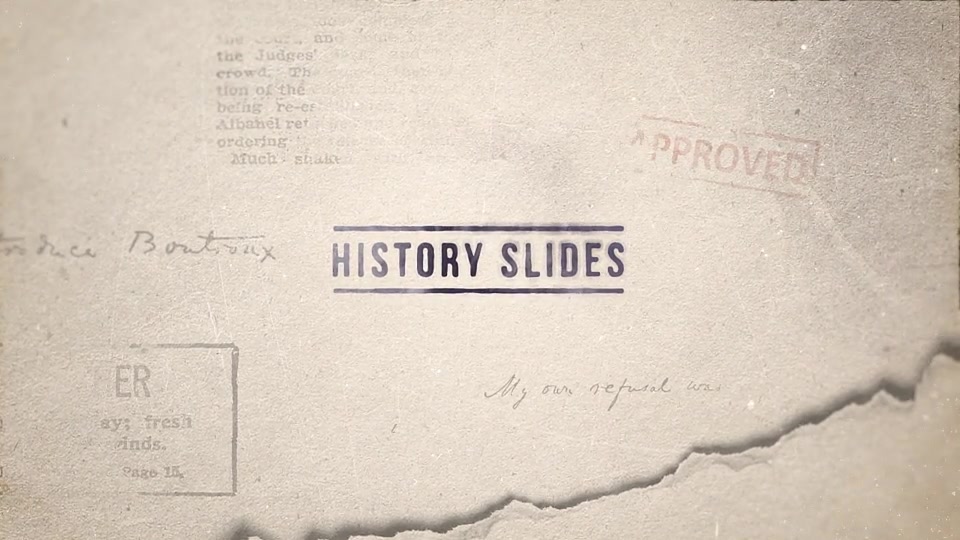 History Slides Videohive 13406046 After Effects Image 13