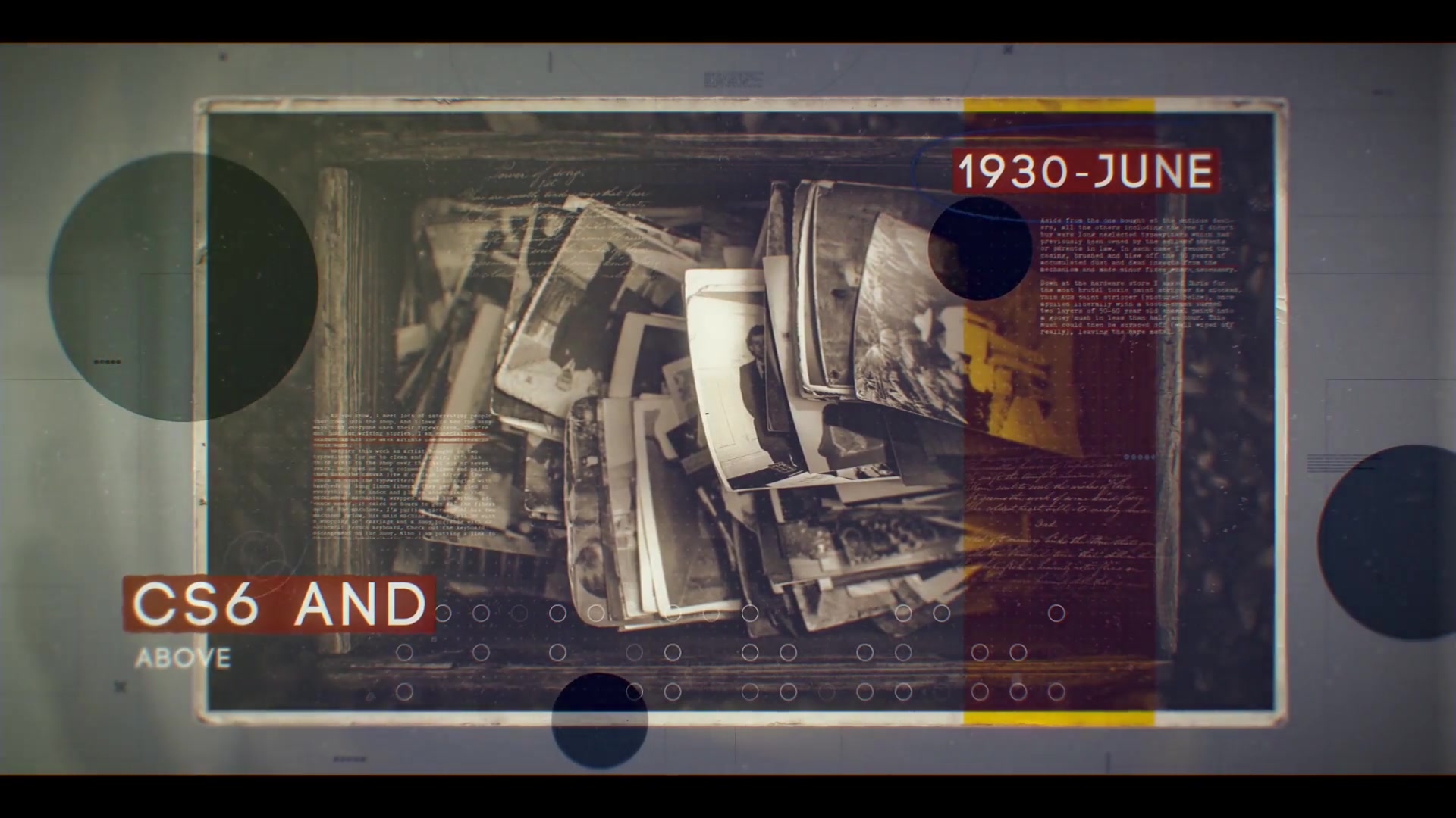 History Slideshow Videohive 22675584 After Effects Image 6