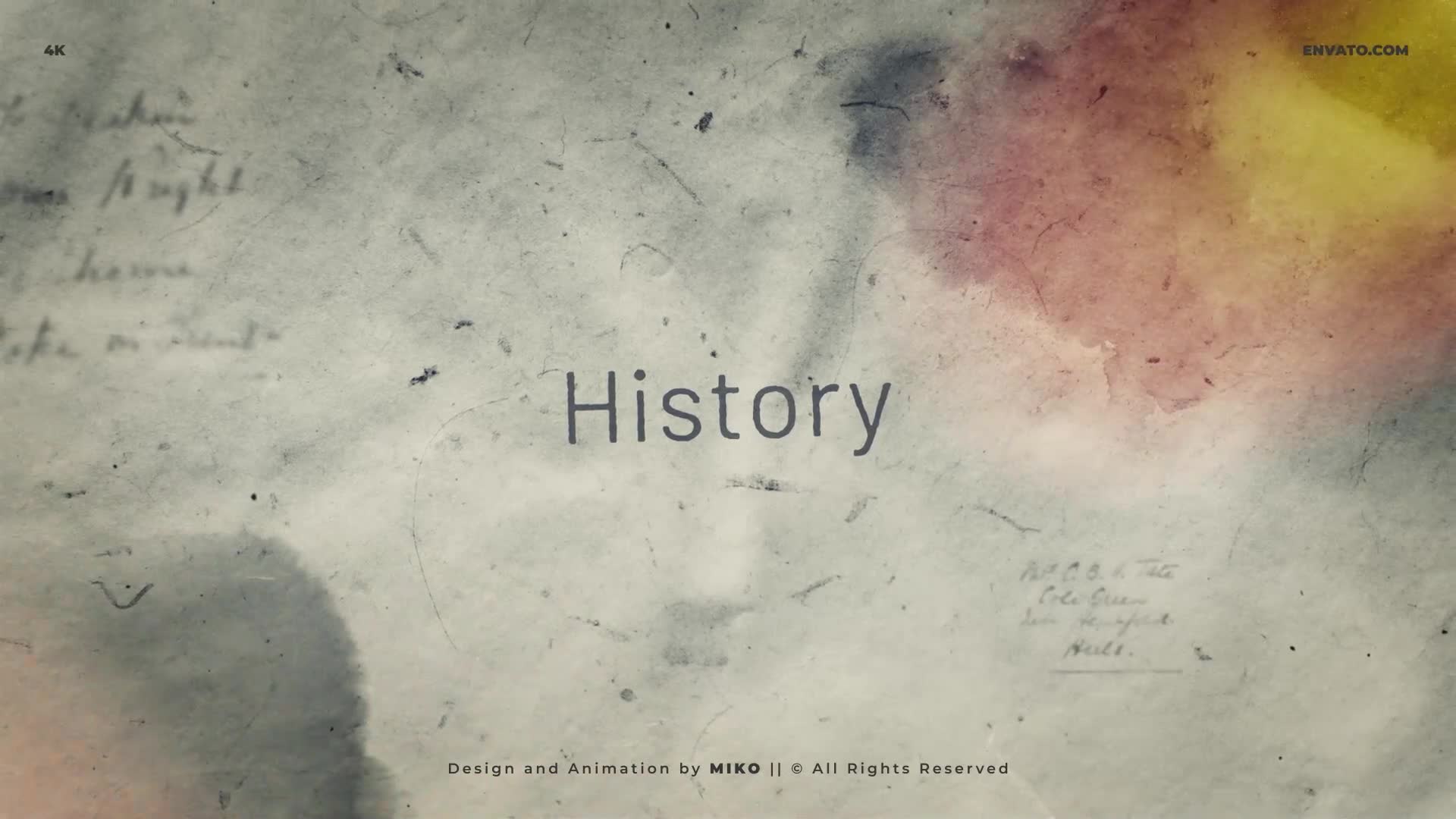 History Slideshow 4K Videohive 36112348 After Effects Image 1