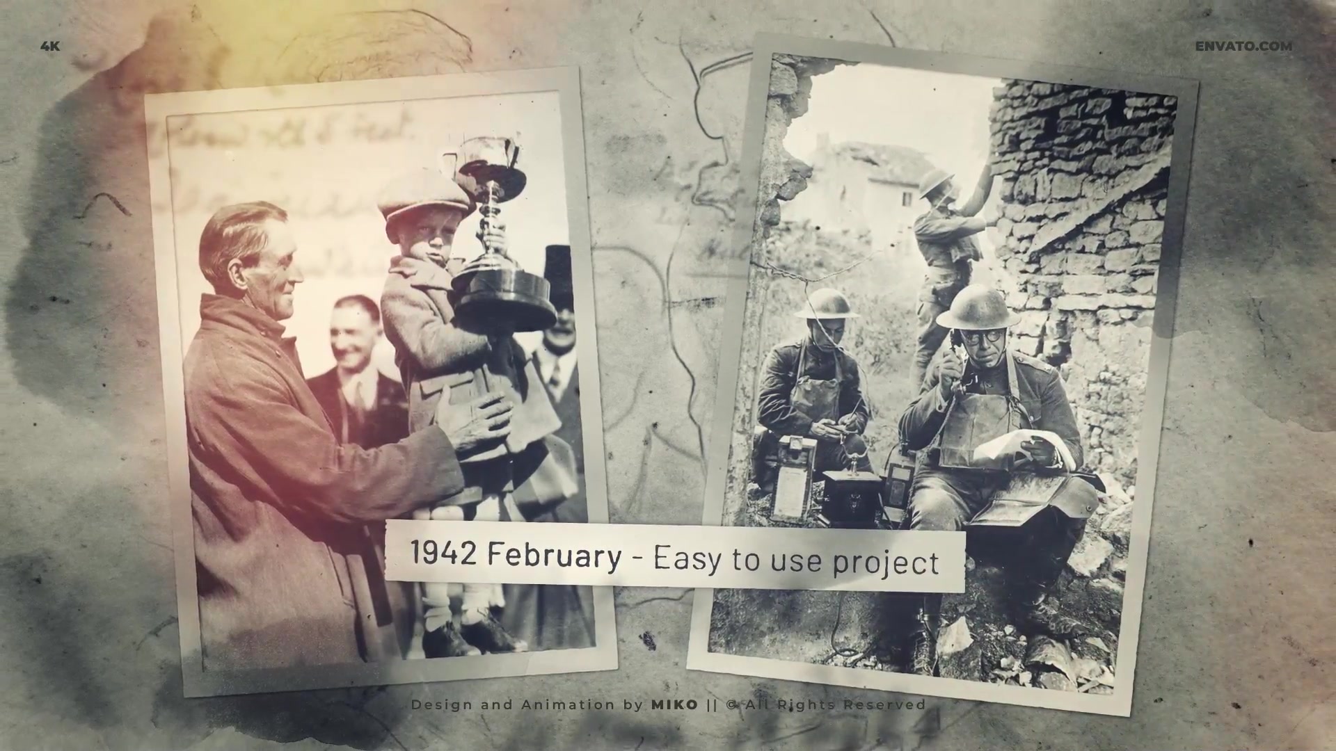 History Slideshow 4K Videohive 36112348 After Effects Image 4