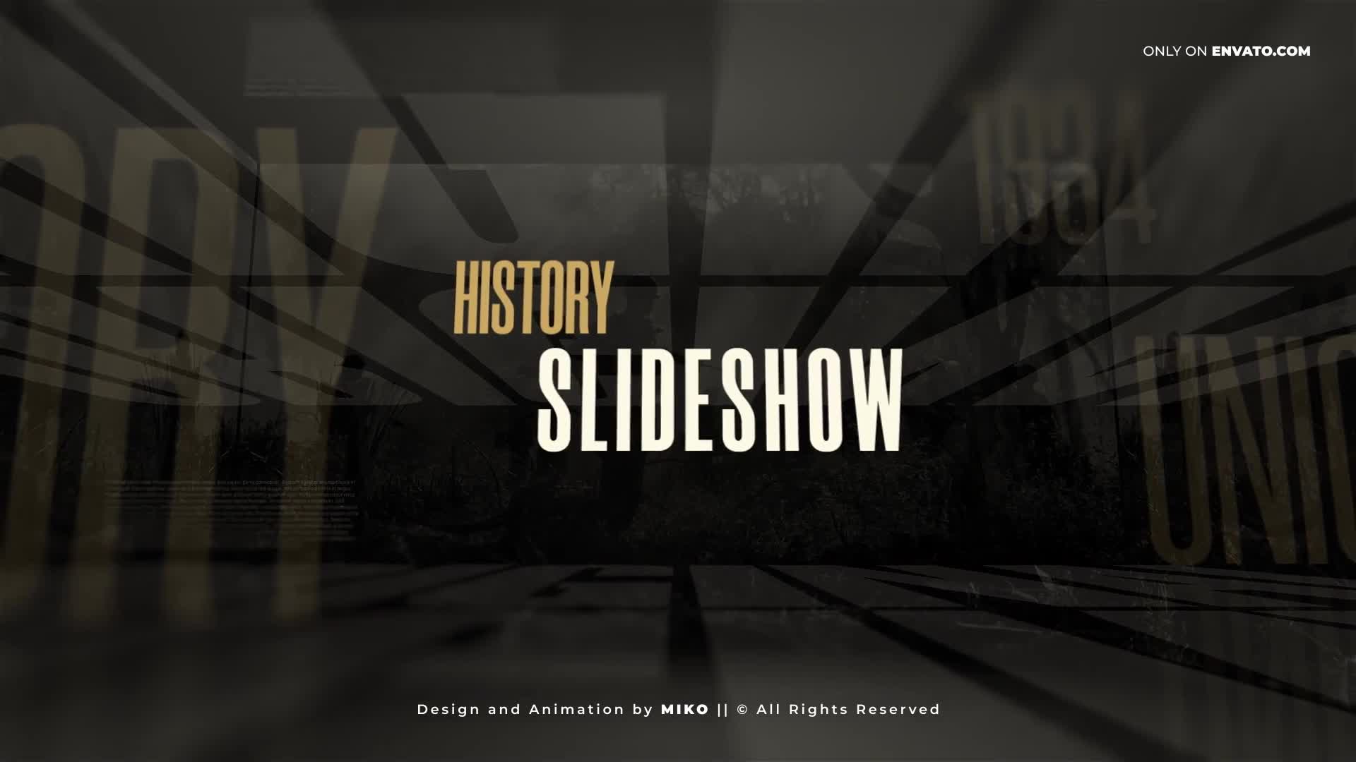 History Slideshow Videohive 33672926 After Effects Image 1