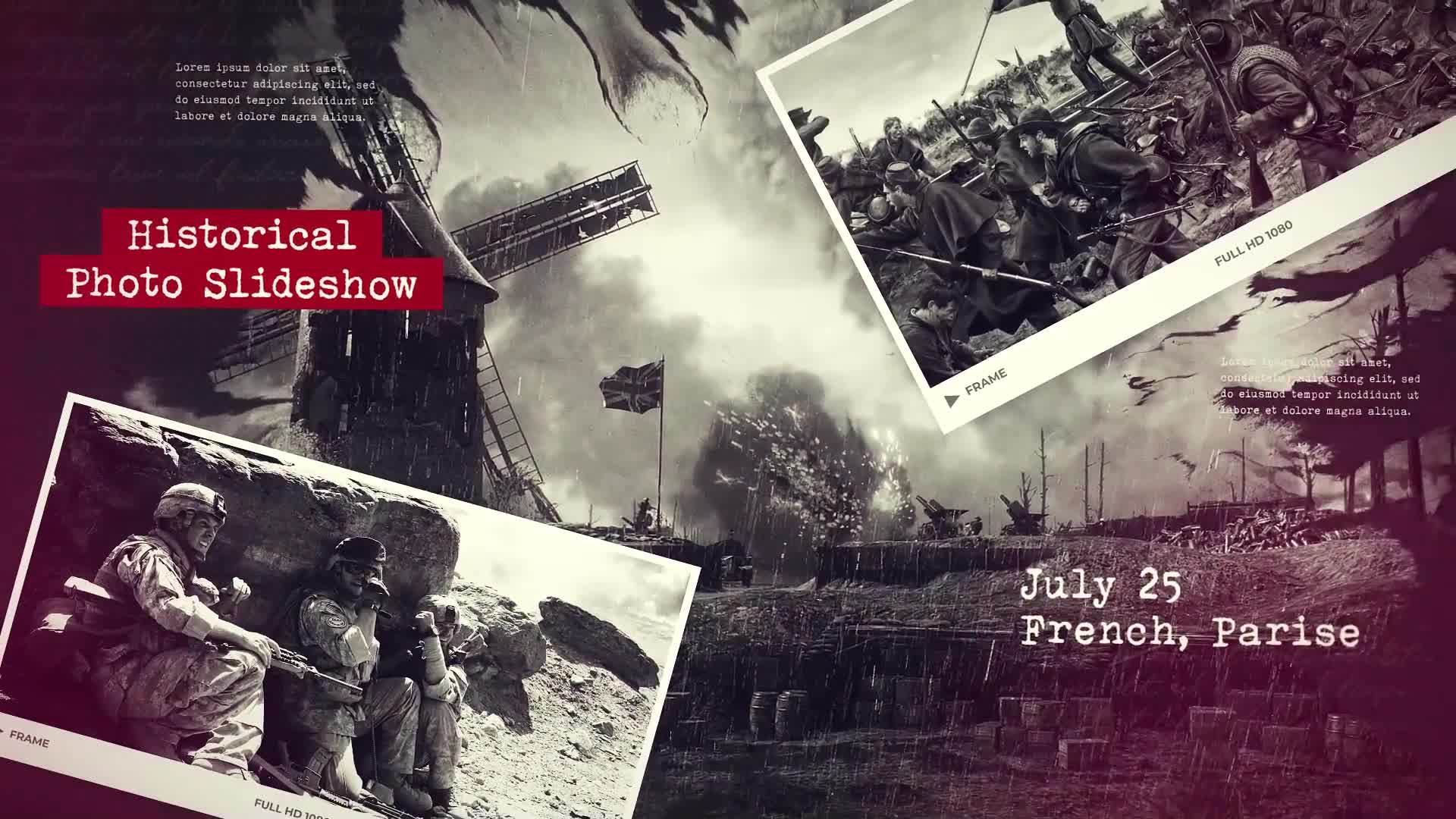 History Slideshow / Old Memories / Retro Photo Album Videohive 38103609 After Effects Image 1