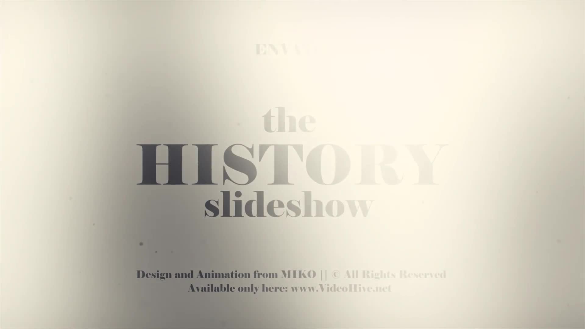 History Slideshow Videohive 23110705 After Effects Image 1