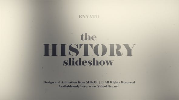 History Slideshow - Videohive Download 23110705