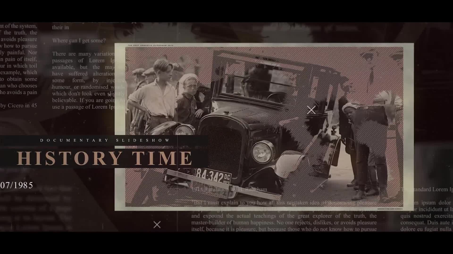History Time Documentary Slideshow Videohive 28040663 Premiere Pro Image 1