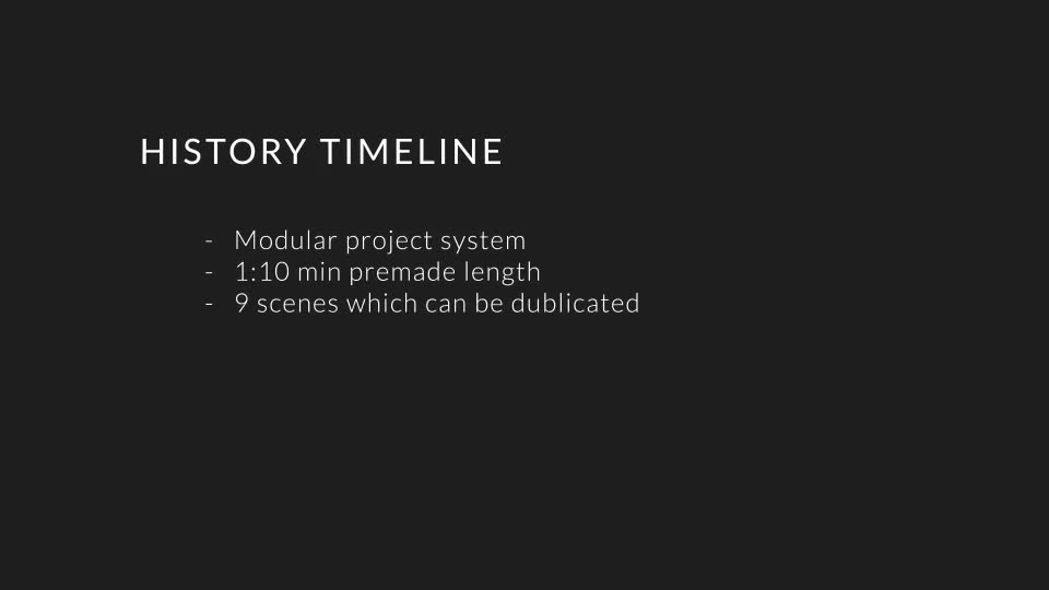 History Timeline Videohive 19891888 After Effects Image 1