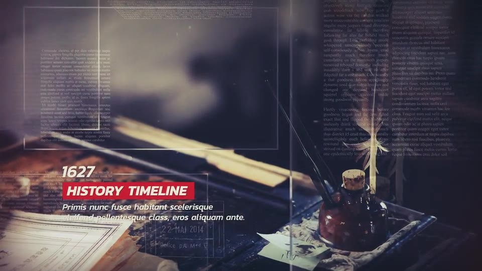 History Timeline Clean Slides Videohive 22775922 After Effects Image 2