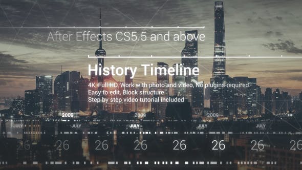 History Timeline Corporate Timeline - Videohive Download 20957124