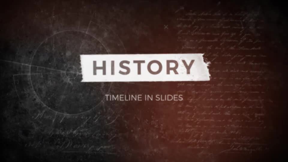 History Timeline In Slides Videohive 20854480 After Effects Image 1