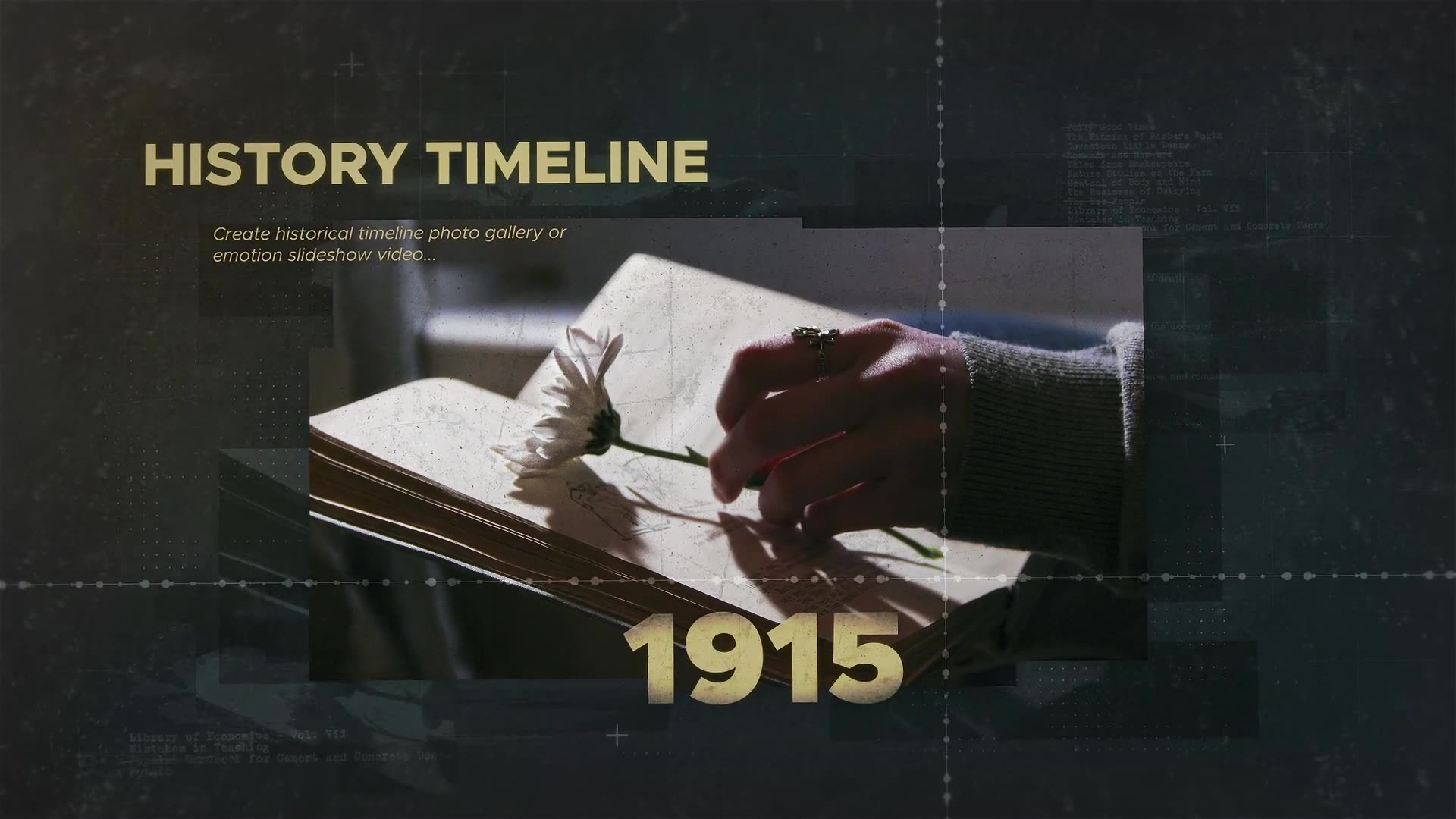 History Timeline Promo Videohive 24083269 After Effects Image 2