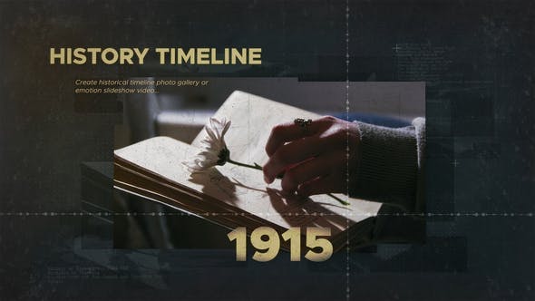 History Timeline Promo - Download Videohive 24083269