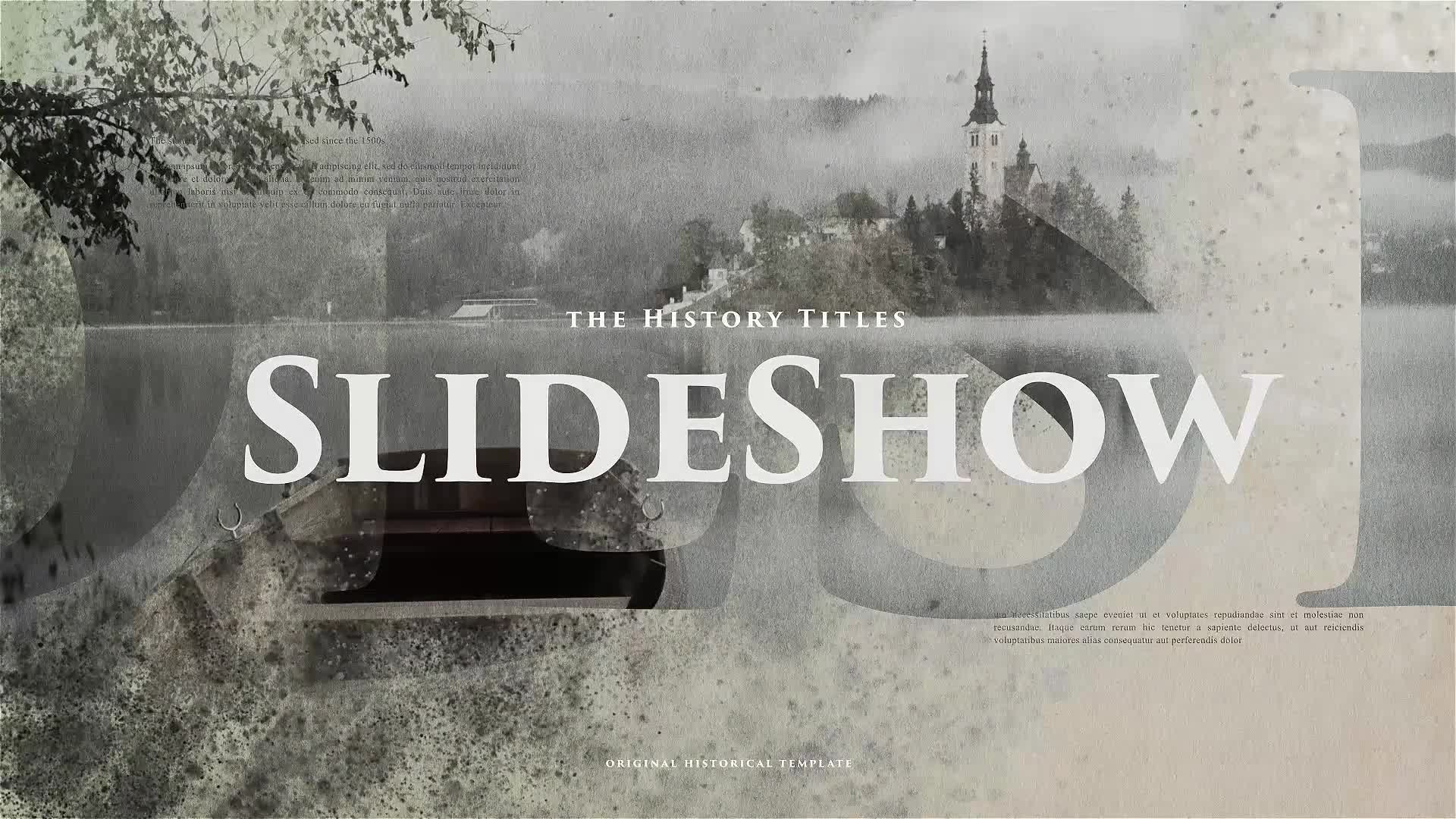 History Titles Slideshow Videohive 22607705 After Effects Image 1