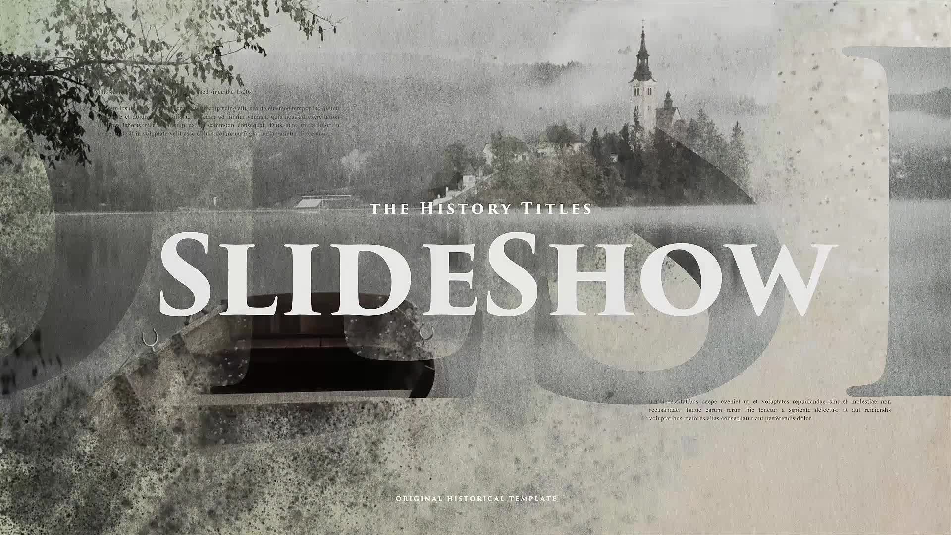 History Titles Slideshow Videohive 27061109 Premiere Pro Image 1