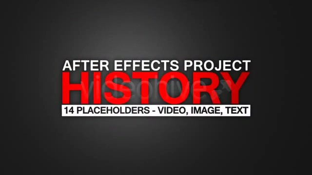 History Videohive 4919551 After Effects Image 7