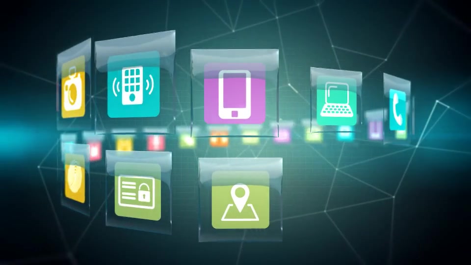 Hitech Glassy Icons Logo Revealer Videohive 8348026 After Effects Image 3