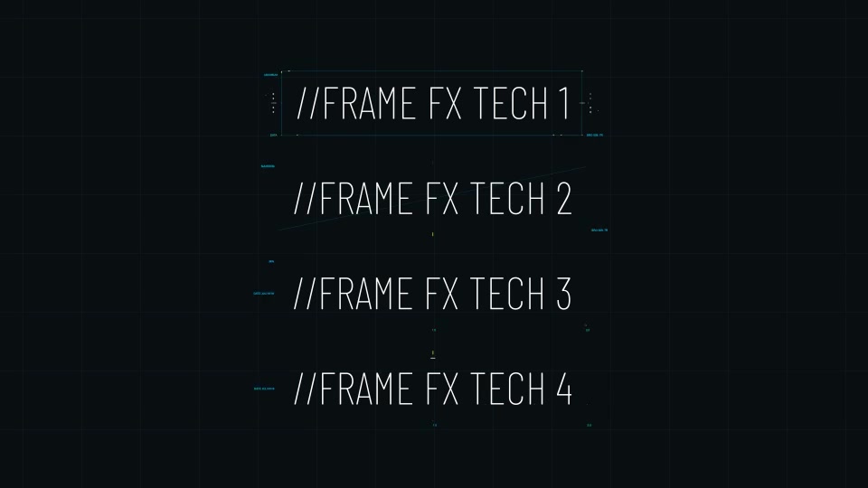 Hitech Text + Frame Presets Videohive 28185984 After Effects Image 4