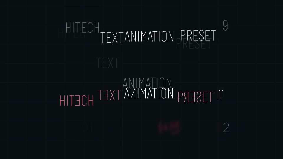 Hitech Text + Frame Presets Videohive 28185984 After Effects Image 7