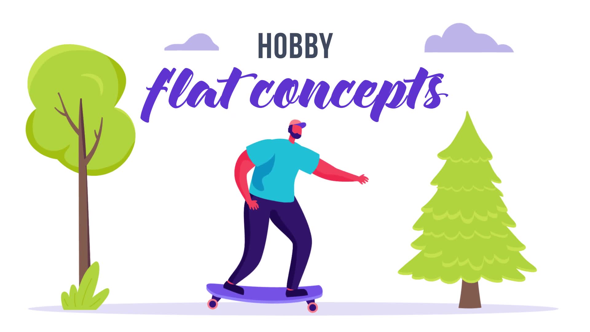 Hobby Flat Concept Videohive 33212622 After Effects Image 2