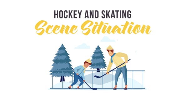 Hockey and skating sports Scene Situation - Videohive 29246978 Download