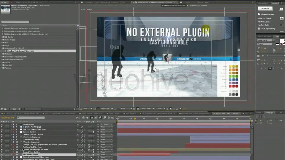 Hockey Logo Opener Videohive 4321172 After Effects Image 4