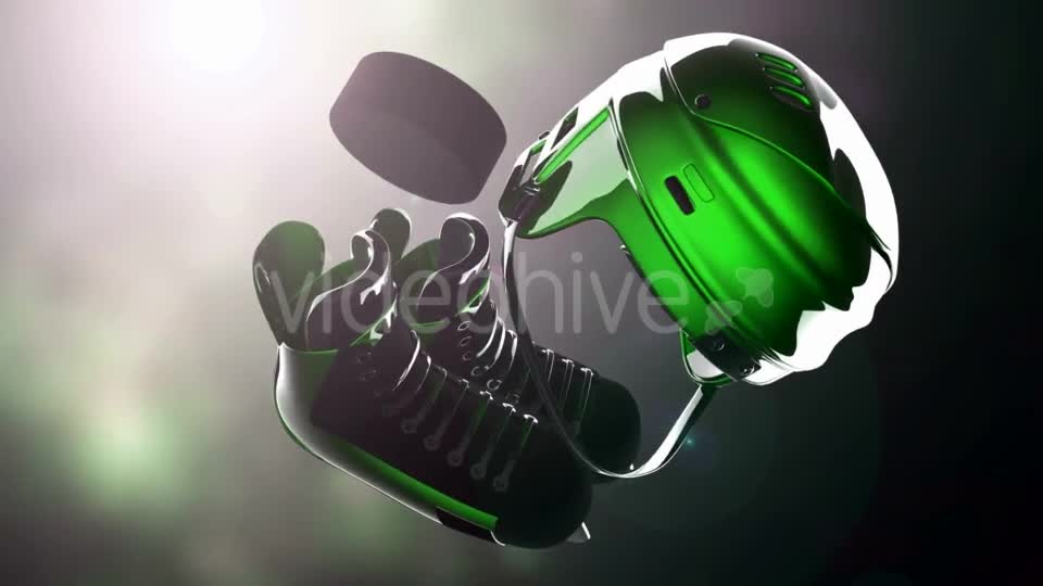 Hockey Puck and Hockey Equipment - Download Videohive 19338726