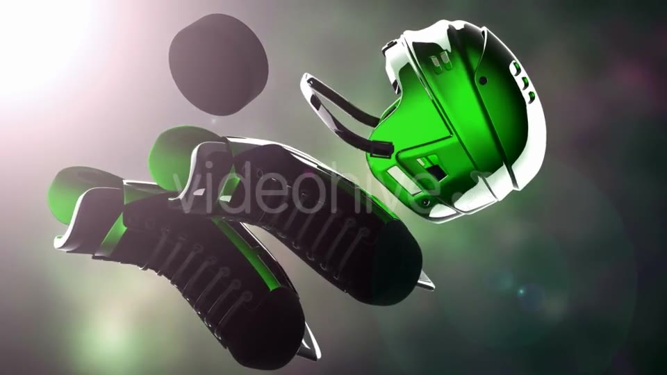 Hockey Puck and Hockey Equipment - Download Videohive 19338726