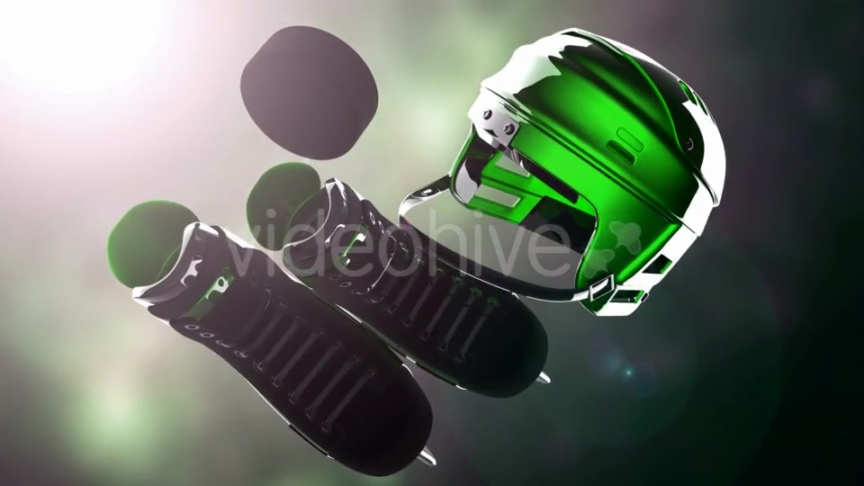 Hockey Puck and Hockey Equipment - Download Videohive 19338726