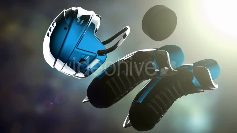 Hockey Puck and Hockey Equipment - Download Videohive 19385449