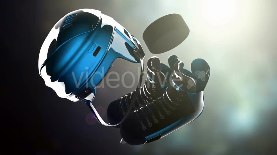 Hockey Puck and Hockey Equipment - Download Videohive 19385449