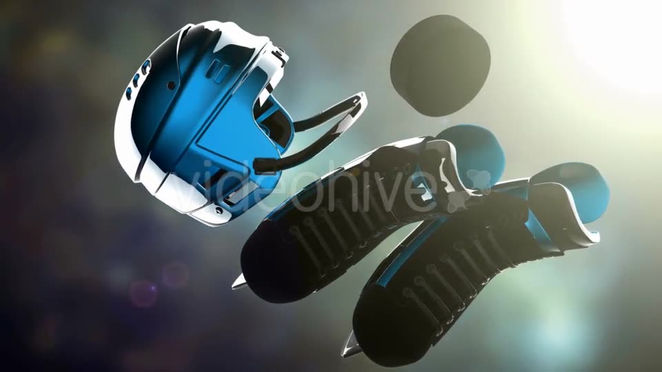 Hockey Puck and Hockey Equipment - Download Videohive 19385449