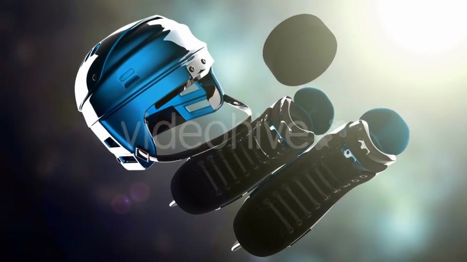 Hockey Puck and Hockey Equipment - Download Videohive 19385449