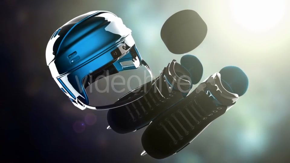 Hockey Puck and Hockey Equipment - Download Videohive 19385449