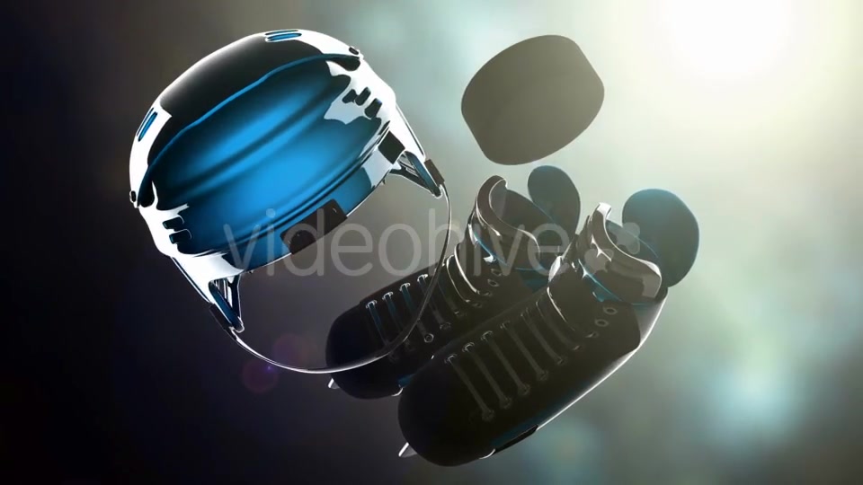 Hockey Puck and Hockey Equipment - Download Videohive 19385449