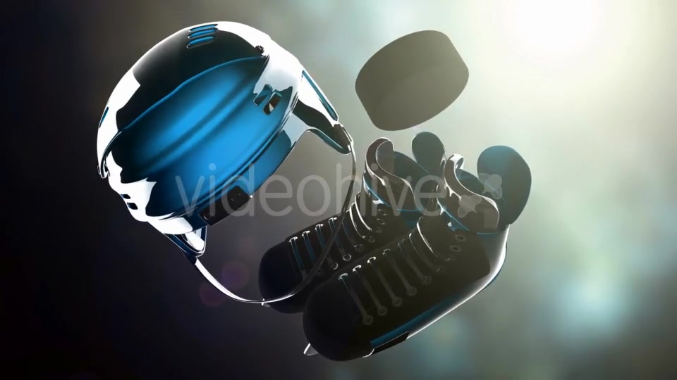 Hockey Puck and Hockey Equipment - Download Videohive 19385449