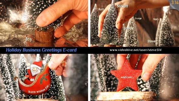 Holiday Business e Card - 9591387 Videohive Download