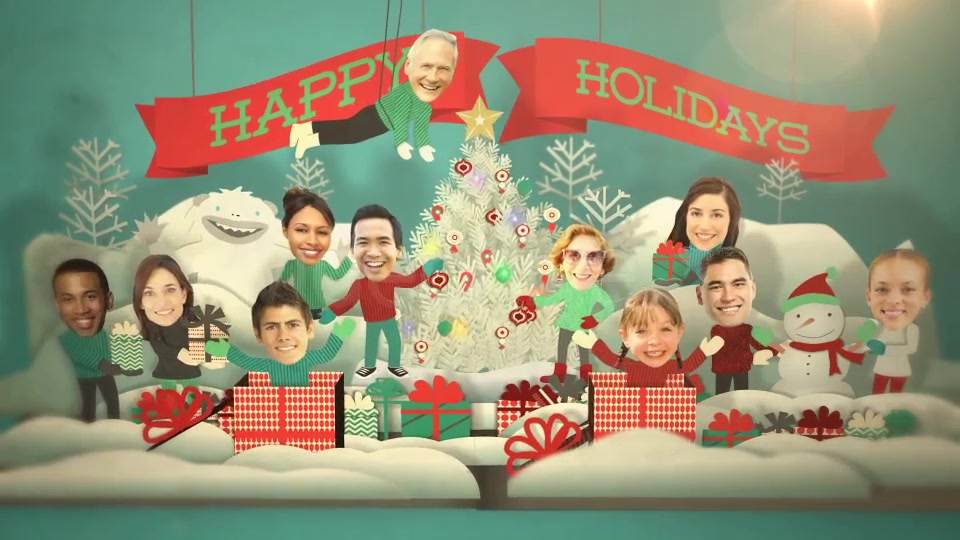 Holiday Faces Pop Up Card Videohive 3531791 After Effects Image 11