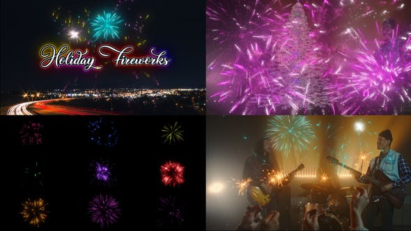 Holiday Fireworks Pack for FCPX - 35058082 Videohive Download