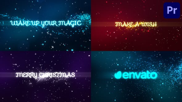 Holiday Magic Greetings | Premiere Pro MOGRT - Download 34425109 Videohive