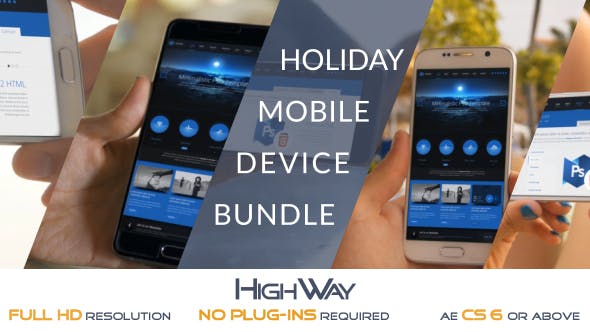 Holiday Mobile Device Bundle | Match Moving - Download Videohive 19676952