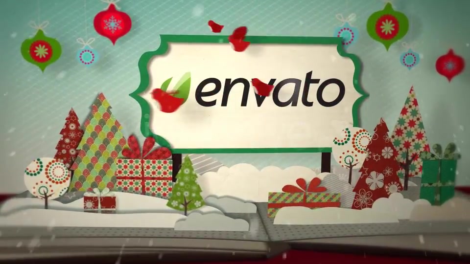Holiday Pop Up Book Logo Opener Videohive 756013 After Effects Image 6