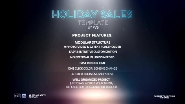 Holiday Sales Template v1.2 Videohive 19169063 After Effects Image 12