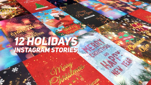 Holidays Instagram Stories Pack - 23012180 Videohive Download