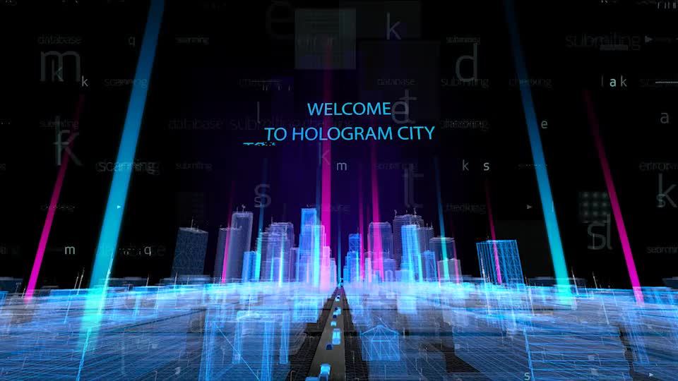 Hologram City Titles Videohive 20882857 After Effects Image 1