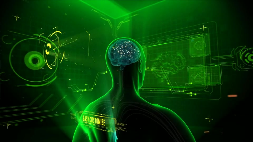 Holographic Brain Scan Videohive 25803225 After Effects Image 4