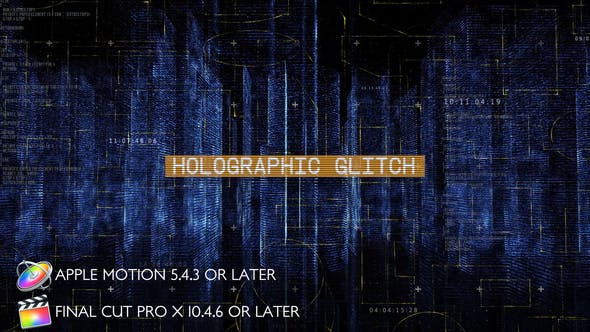 Holographic City Opener Apple Motion - 28227786 Download Videohive