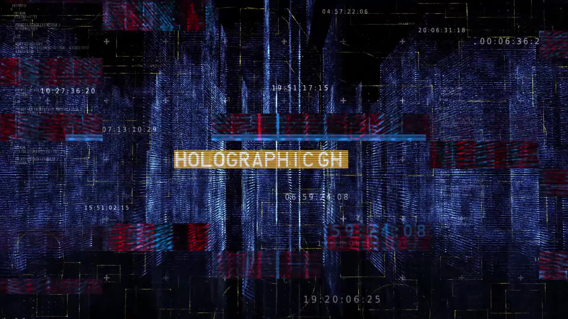 Holographic City Opener Videohive 24418211 After Effects Image 6